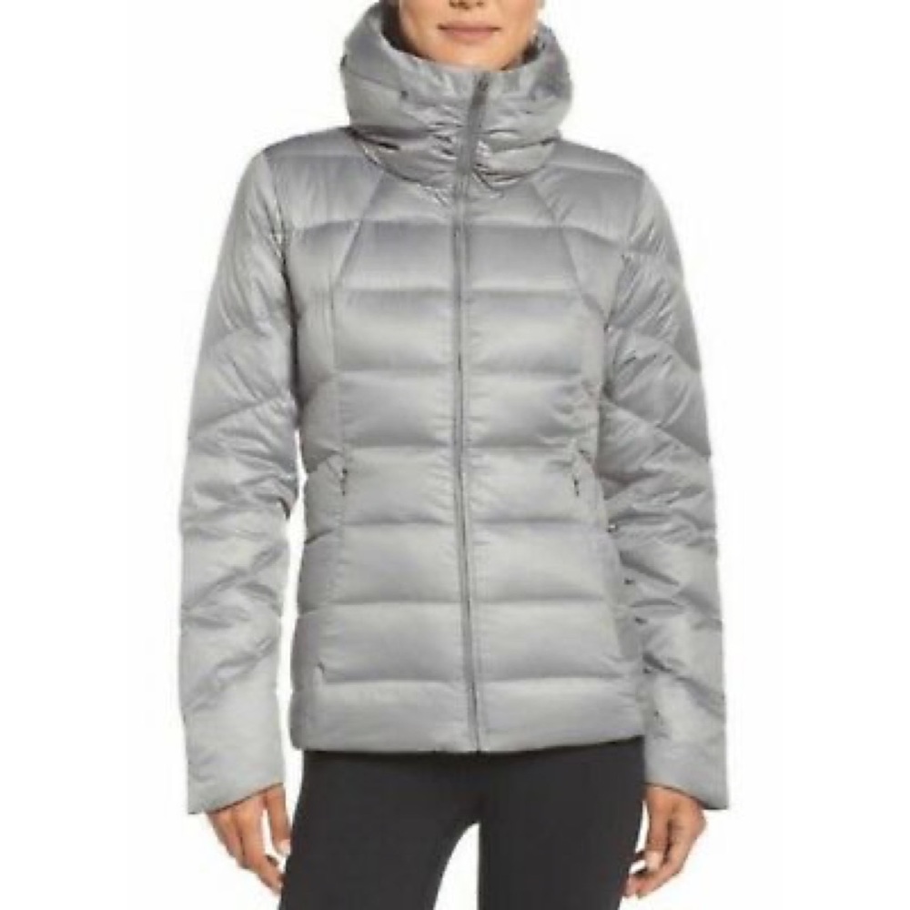 Patagonia Silver Downtown Loft Puffer Jacket